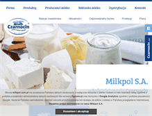 Tablet Screenshot of milkpol.com.pl