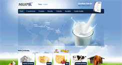 Desktop Screenshot of milkpol.cz